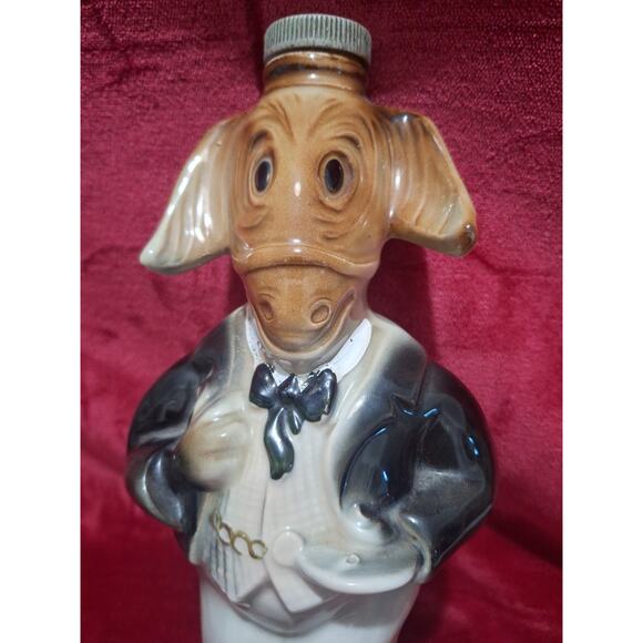 Jim Beam Democratic Donkey Decanter- Regal China 1960- 100 Month Whiskey Bottle - Picture 3 of 11